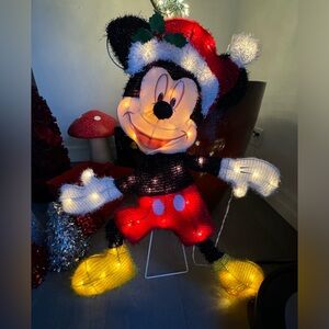 Mickey Mouse 30" Light Up Christmas Holiday Decor